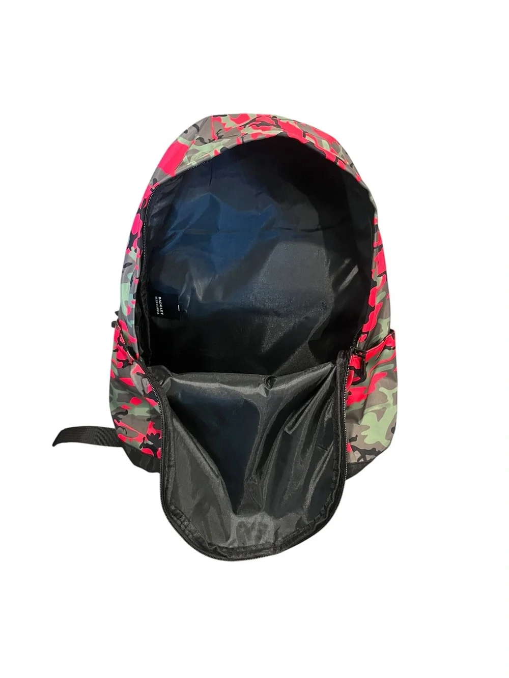 Badgley Mischka Nylon Pink Camo Backpack Lightweight Book Bag School